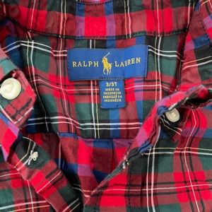 3T Ralph Lauren Polo button down shirt.